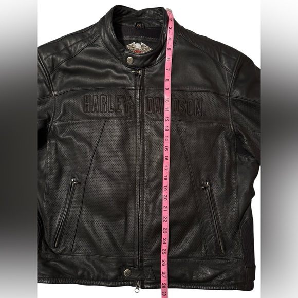 Harley Davidson’s Men’s Leather Jacket size 2XL - Picture 6 of 10